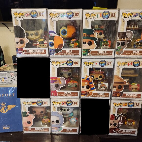 PoP Around the World 10/12 Funko PoP Bundle with Passport